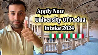 Apply Now University of Padua  How to Get Admission in Italy University  Study In Italy 🇮🇹 [upl. by Yeargain553]