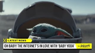 Baby Yoda Adorable Mandalorian Alien Drives Internet Crazy [upl. by Channa]