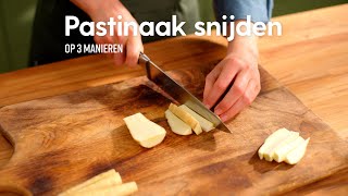 Pastinaak snijden  How to  Allerhande [upl. by Sirtimed57]