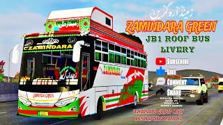 ZAMINDARA GREEN JB1 ROOF FILE LIVERY JIS KO CHAIA WHATSAPP GROUP LINK DESCRIPTION MAIN HI [upl. by Hort]