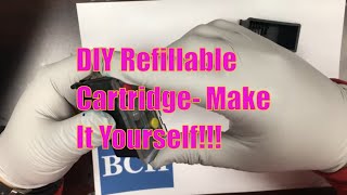 Making PG245 CL246 Refillable Cartridges for Canon Pixma MG  Work Log [upl. by Lorrac]