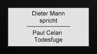 Paul Celan „Todesfuge“ IV [upl. by Brigg]