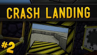 Minecraft Crash Landing  Part 2  Turning Cobble Into Lava [upl. by Iosep309]