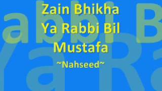 Ya Rabbi Bil Mustafa Zain Bhika [upl. by Enoid353]