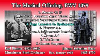 Bach The Musical Offering Richter 1963 バッハ 音楽の捧げもの リヒター [upl. by Revolc908]