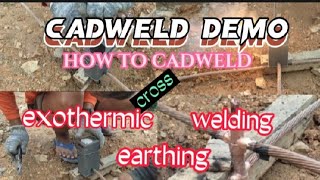 CADWELD  how to cadweld the grounding cable [upl. by Ahsetal]