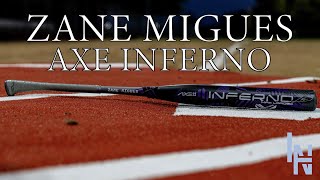 2024 AXE INFERNO 240  ZANE MIGUES  USSSA SLOWPITCH BAT REVIEW  LEAGUE NIGHT HEROES [upl. by Ellene]