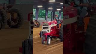 Johnny Sherrell First time pulling his Farmall 460 [upl. by Diba678]