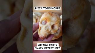 Pizza Totenköpfe  Party Snack Rezept Idee pizza snack shorts [upl. by Eleazar]