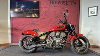 2022 Indian Chief Bobber Ruby Metallic [upl. by Ciel]