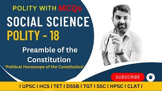 Preamble of Indian Constitution  POLITY  18  UPSC  PGT  HCS  TET  KVS [upl. by Gardener]