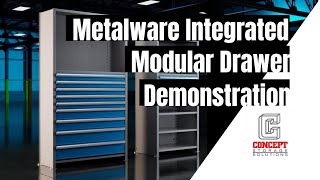 Metalware Modular Drawer Demonstration [upl. by Annaya]