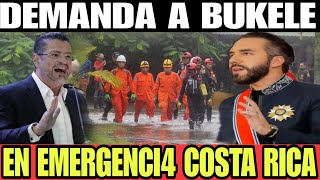 SUENAN LA SIRENAS EN COSTA RICA YA HAY EVACUADOS  BUKELE ES DENUNCIADO POR DIPUTADOS SOCIALISTAS [upl. by Otsirc564]