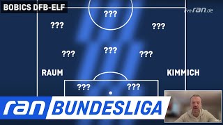 Sane Goretzka und Müller auf der Bank Bobic stellt seine DFBElf vor [upl. by Bautista533]