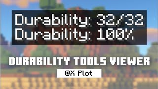 Better durability viewer pack in mine craft bedrock edition Support all versions mcpe [upl. by Choong]