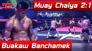 MAX 2 Pattaya  Buakaw Banchamek vs Kaolanlek amp Paosee Kawvichit [upl. by Araes]