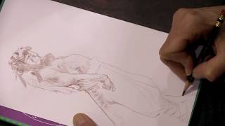 Claire Wendling Sketching Part One [upl. by Witha540]