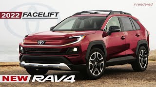 2022 Toyota Rav4 Facelift is rendered as Prime or Hybrid Model based on New Aygo 2021 Concept [upl. by Orfinger667]