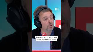 Alex Vizorek victime dantisémitisme  quotMon fils on nest pas juifs on est belgesquot [upl. by Ayetal]