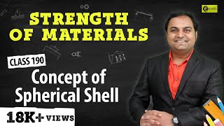 Introduction to Spherical Shell  Thin Cylindrical and Spherical Shells  Strength of Materials [upl. by Rediah818]