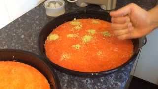 Cooking Kanafe Knafe NablusiyaNabulsi كنافة نابلسية [upl. by Elocen]