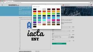 Personalisierter Textsticker Tutorial Tenstickers [upl. by Claudy]