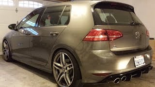 Maxton Design Rear Diffuser installation MK7 Golf R [upl. by Terb892]