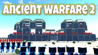 EPIC CASTLE DEFENSE WITH NEW UNITS Ancient Warfare 2 Update Sandbox Gameplay [upl. by Phillips]