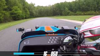 Four Laps of Folembray Circuit in my Caterham R500 Superlight Duratec [upl. by Hepsibah]