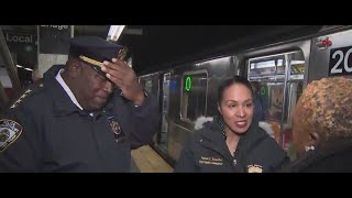 NYPD executives ride the subway We have to do better [upl. by Tita645]