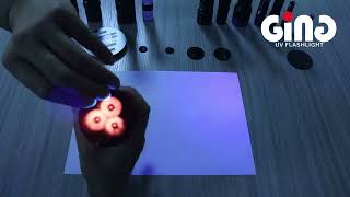 GING UV Flashlight Professional UV Optical Lens Testing [upl. by Carlye]