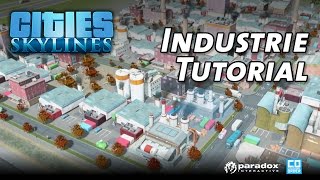 Cities Skylines High Tech Industrie Tutorial deutsch [upl. by Lleral]