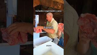 Cortando e organizando a carne [upl. by Bradford]