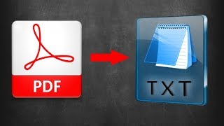 How to Convert PDF to Text File using Adobe ReaderPDF to Text [upl. by Balcer]