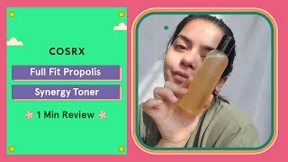 COSRX Full Fit Propolis Synergy Toner 1 Min Review shorts [upl. by Cass112]