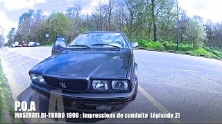 Maserati Biturbo 224V  impressions de conduite  Essai 22 [upl. by Stryker]