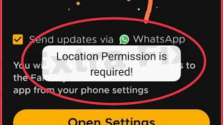 FamPay Fix Location Permission Problem Solve [upl. by Junieta627]