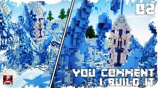 Minecraft Timelapse  SNOW BASE  02  WORLD DOWNLOAD [upl. by Enilorak]