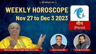 Weekly Horoscope for the Zodiac Sign Pisces From 27th Nov to 3rd Dec 2023 Best Indian Astrologer [upl. by Sigfried731]