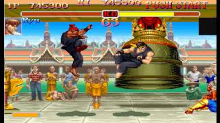 Super Street Fighter II Turbo  Shin Akuma Boss Fight Arcade [upl. by Nanreit222]