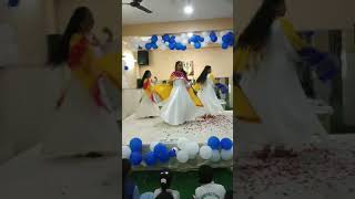 Hindi diwas celebration dance performance  viral video [upl. by Yelha]