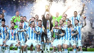 Argentina and Lionel Messi are crowned World Cup champions [upl. by Lenard]