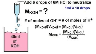 Chemistry  Acids amp Bases Fundamentals 17 of 35 AcidBase Titration Basics Ex 2 [upl. by Oeniri318]