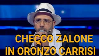 SANREMO 2022 CHECCO ZALONE OSPITE CON ORONZO CARRISI VIROLOGO [upl. by Nirrad]