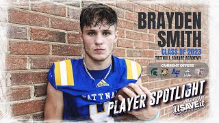 Brayden Smith  Athlete Makes Plays at WR and Kick Return [upl. by Yebloc]