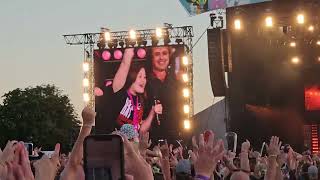 Green Day  Know Your Enemy  LIVE at Isle of Wight festival 2024 [upl. by Ymia]