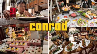 Amazing Buffet Experience At CONRAD CONRAD VLOG [upl. by Myrah762]