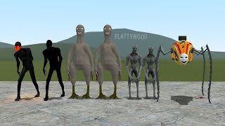 SCP106 VS SCP966 VS SCP3199 VS SCP2427 Garrys Mod Sandbox [upl. by Anahsat227]