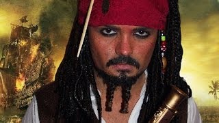 Jack Sparrow  Pirates of the Caribbean  Makeup Tutorial [upl. by Setiram348]