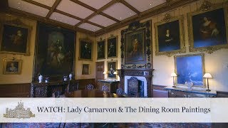 Lady Carnarvon amp The Dining Room Paintings [upl. by Elehcir]